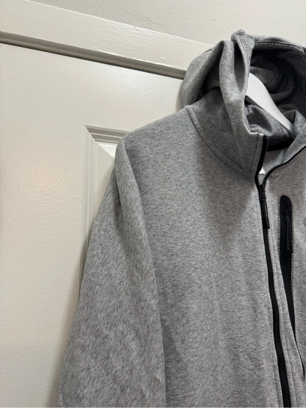 Nike Sportswear Tech Fleece Heather Grey Hoodie Jacket